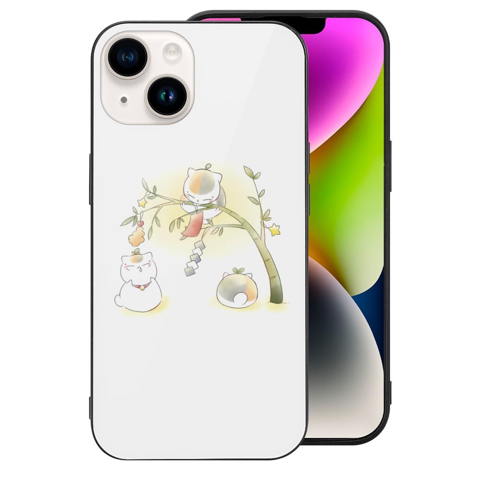 Amazon.co.jp: ニャンコ先生 夏目友人帳 スマホケース iPhone 12 Pro